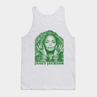 30 Janet jackson - green solid style Tank Top